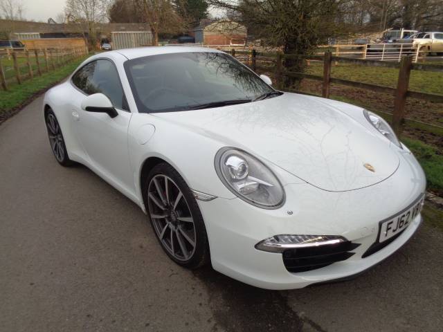 Porsche 911 3.8 Carrera S PDK Sports chrono, sports exhaust Coupe Petrol White