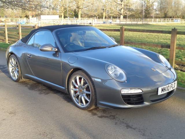 Porsche 911 MK 997 Carrera 3.8 S PDK, Sports chrono Convertible Petrol Meteor Grey