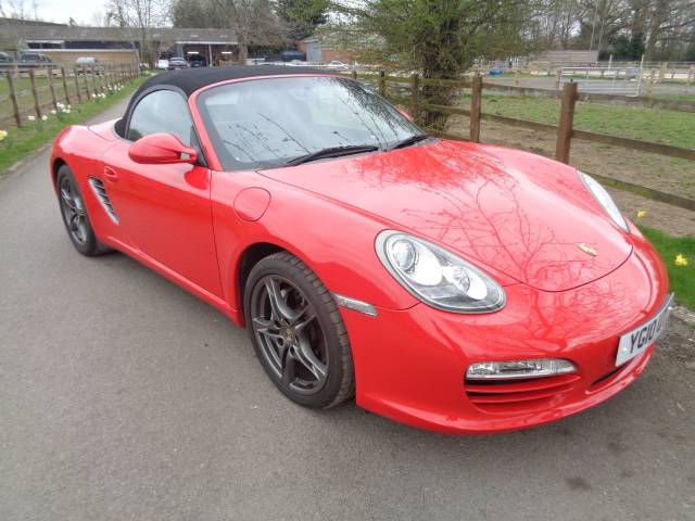 Porsche Boxster 2.9 2dr PDK Convertible Petrol Red