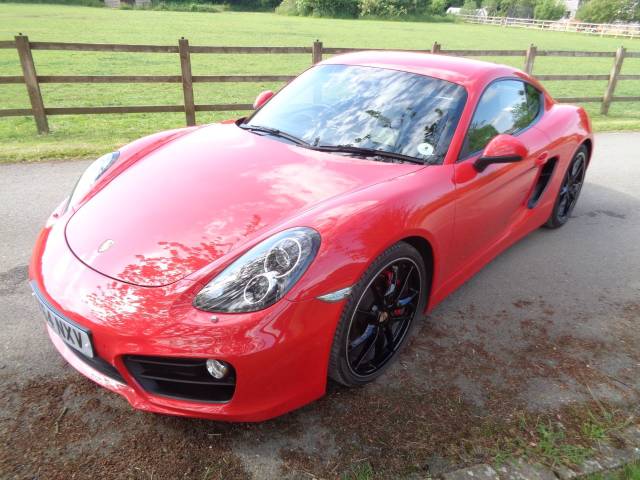 Porsche Cayman 3.4 S 2dr PDK Coupe Petrol Red