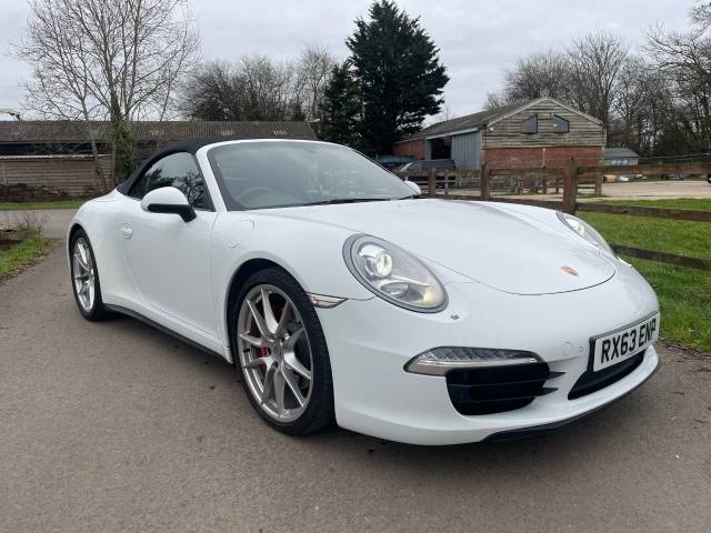 Porsche 911 3.8 Carrera 4S Convertible Petrol White