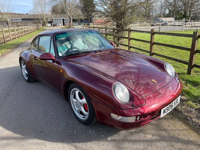 Porsche 993 3.6 911 Carrera 4 Coupe Petrol Red