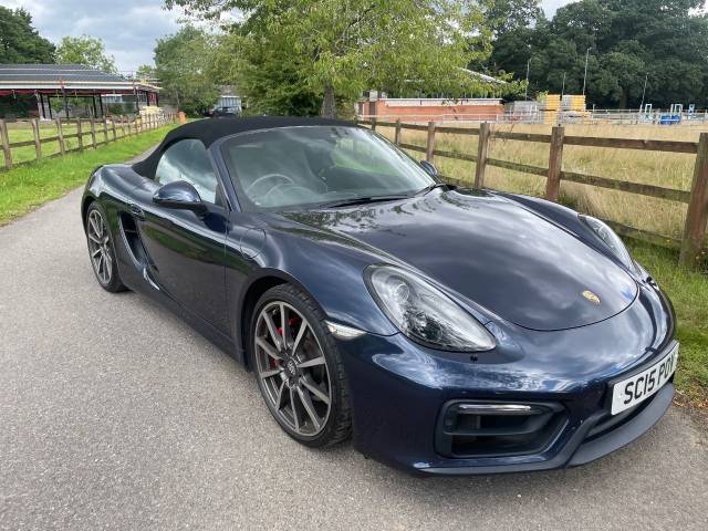 Porsche Boxster 3.4 GTS 2dr PDK Convertible Petrol Blue