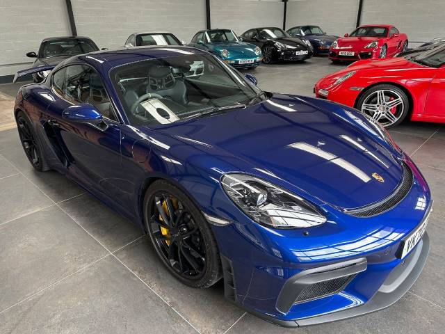 Porsche Cayman 4.0 GT4 Clubsport PCCB Carbon buckets Coupe Petrol Blue
