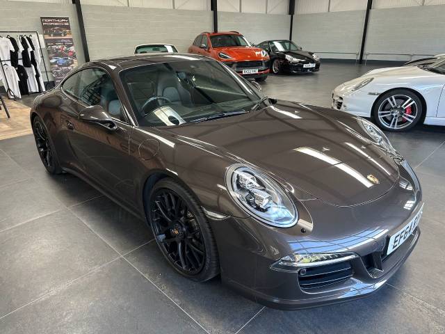 Porsche 911 3.8 991 Carrera 4 GTS 2dr PDK Coupe Petrol Brown